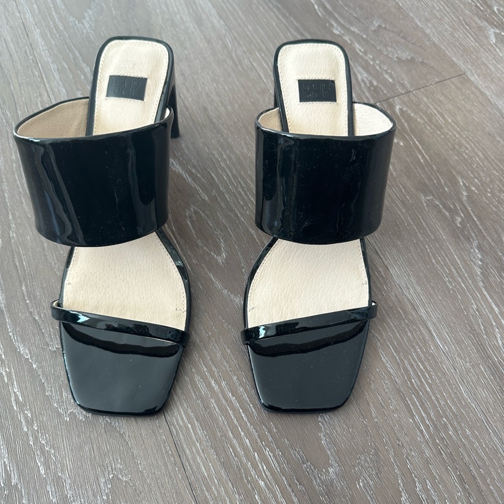Louise et Cie Black Heeled Sandals